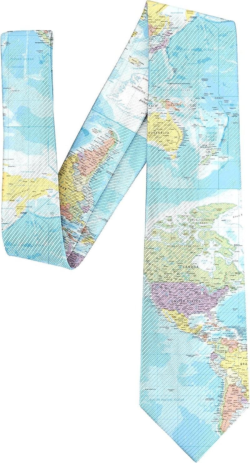 Guhothli Mens Funny Neckties Fashion Neck Ties Formal Party Novetly Tie for Men - Image 3